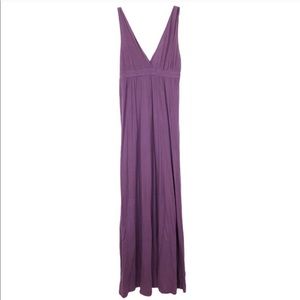 Gypsy 05 Purple Plunge V-Neck Maxi Dress M